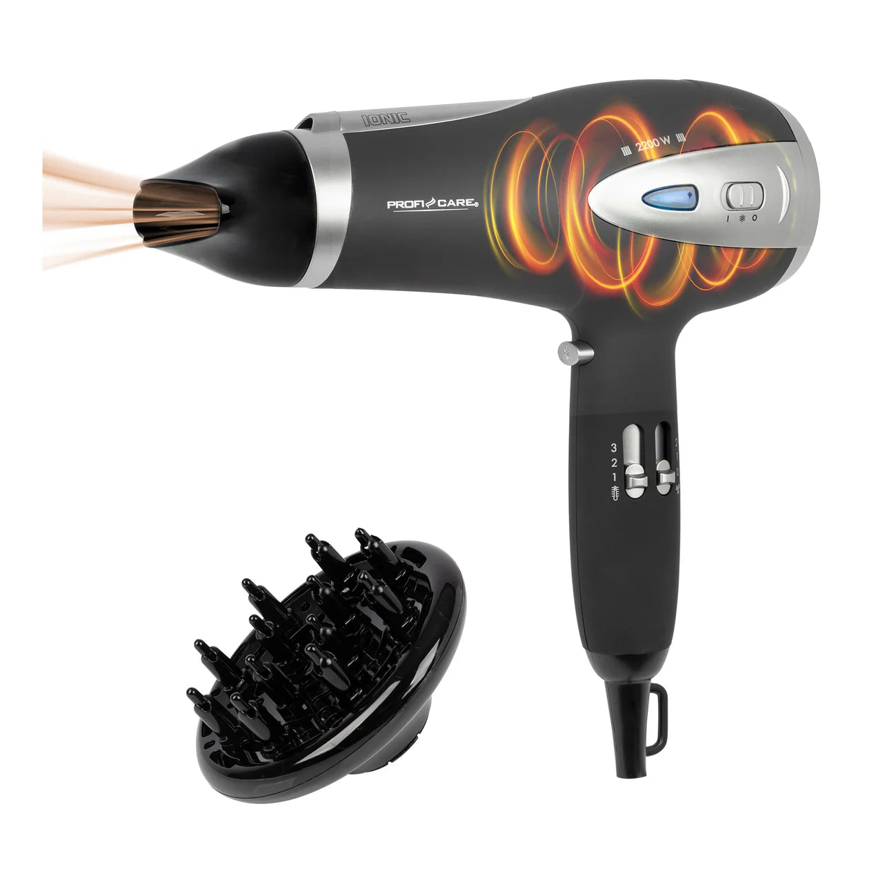 Haartrockner 2200 W Schwarz